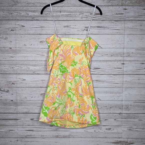 lilly pulitzer • la te dah dahlia floral dress - Picture 4 of 7